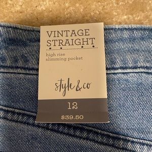 Style and Co vintage Mom Jeans - New